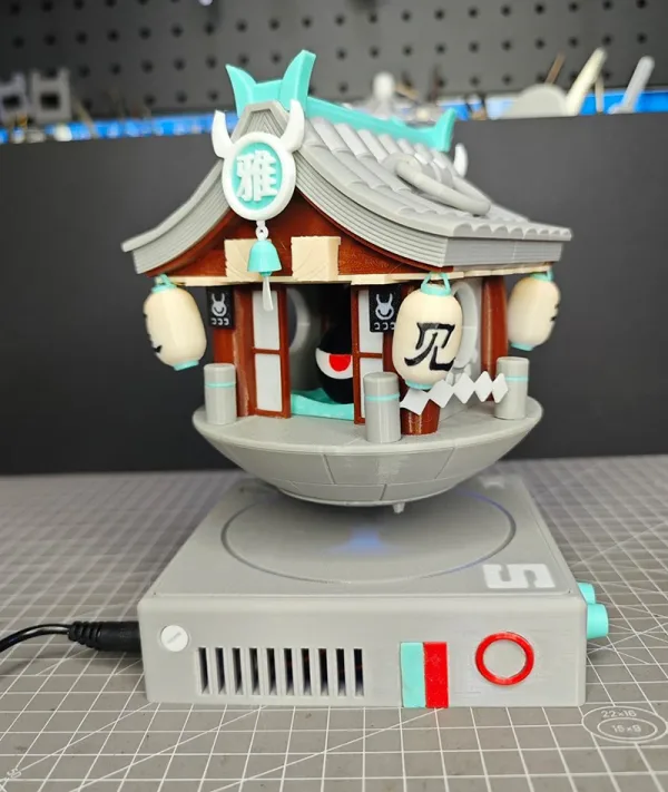 ZZZ Miyabi W-Engine Hailstorm Shrine Magnetic Levitation Ornament — image 4