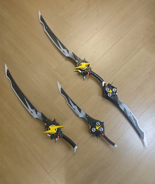**Zenless Zone Zero anime cosplay prop sword, high-quality replica weapon for cosplay, conventions, photography, display and collectible HoYoverse game merchandise.**