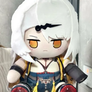 Zenless Zone Zero anime plush doll featuring a cute character design, soft collectible stuffed toy for display, room decor, backpacks, gaming setups and HoYoverse collections, perfect gift for anime fans.