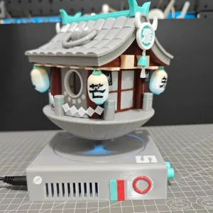 ZZZ Miyabi W-Engine Hailstorm Shrine Magnetic Levitation Ornament