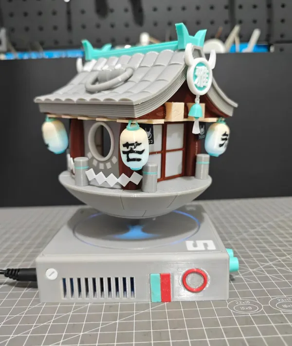 ZZZ Miyabi W-Engine Hailstorm Shrine Magnetic Levitation Ornament — image 3