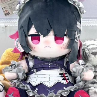 Zenless Zone Zero anime plush doll featuring a cute character design, soft collectible stuffed toy for display, room decor, backpacks, gaming setups and HoYoverse collections, perfect gift for anime fans.