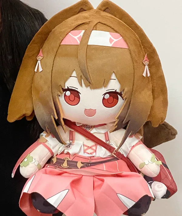 Zenless Zone Zero anime plush doll featuring a cute chibi character, soft collectible plush toy for fans and anime collections.