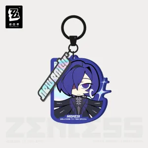Zenless Zone Zero Ridu Krampus Compliance Authority Chibi Keychain