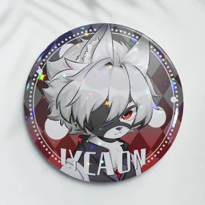Zenless Zone Zero Von Lycaon Chibi Keychain Badge Stand ZZZ