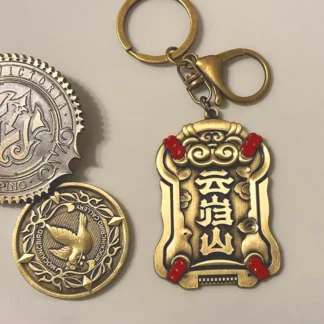 Zenless Zone Zero anime keychain featuring character artwork, acrylic, plush or silicone hanging charm for keys, backpacks, handbags and accessories, collectible HoYoverse game merchandise for fans.
