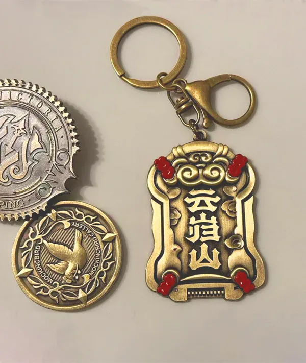 Zenless Zone Zero anime keychain featuring character artwork, acrylic, plush or silicone hanging charm for keys, backpacks, handbags and accessories, collectible HoYoverse game merchandise for fans.