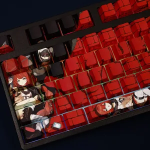 Zenless Zone Zero Ukinami Yuzuha Keycaps for Mechanical Keyboards ZZZ