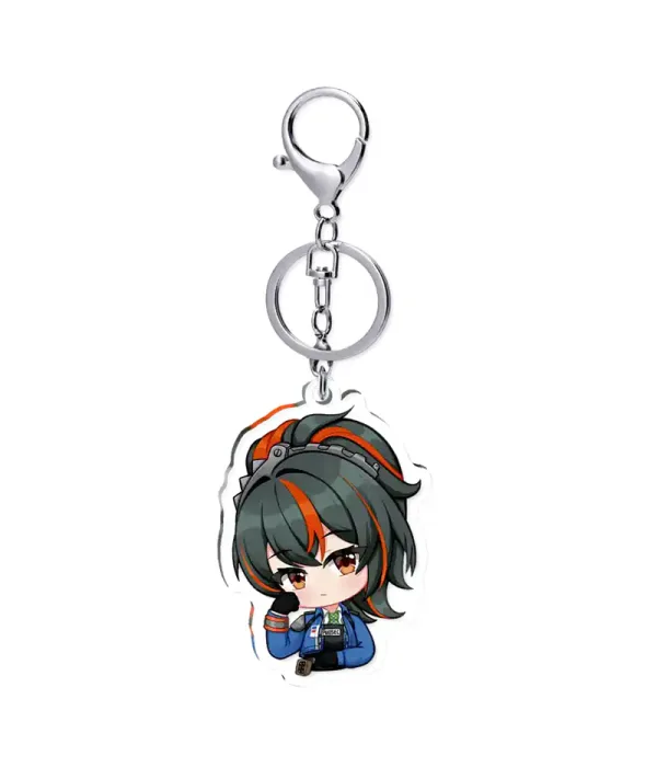 Zenless Zone Zero Zhu Yuan Chibi Keychain Badge Stand ZZZ — image 2