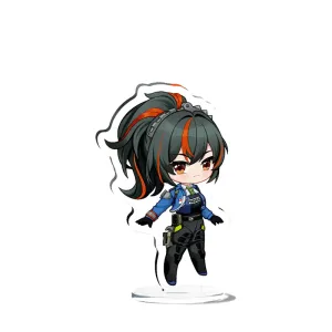 Zenless Zone Zero Zhu Yuan Chibi Keychain Badge Stand ZZZ