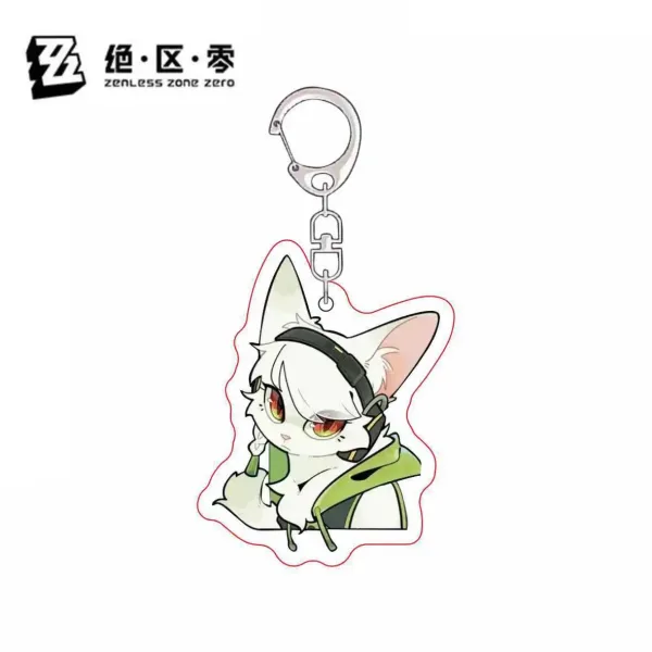 ZZZ Cute Furry Animal Series Keychain | Premium Zenless Zone Zero Acrylic Backpack Pendant — image 2