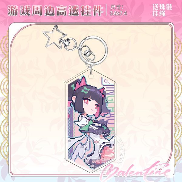 ZZZ Chibi Pixel Art Acrylic Keychain | Premium Zenless Zone Zero Delusional Angel Series — image 4