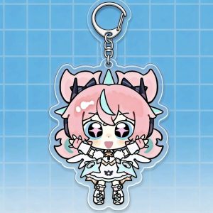 ZZZ Chibi Acrylic Keychain Trio | Premium Zenless Zone Zero Delusional Angel Series