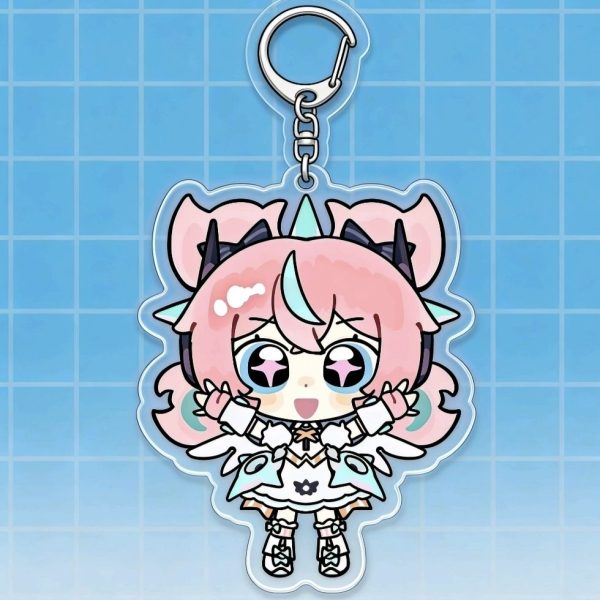 ZZZ Chibi Acrylic Keychain Trio | Premium Zenless Zone Zero Delusional Angel Series — image 2