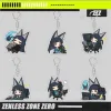 ZZZ Hoshimi Miyabi Gamer Chibi Keychain | Premium Zenless Zone Zero Section 6 Emoji Series