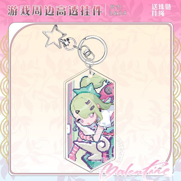 ZZZ Chibi Pixel Art Acrylic Keychain | Premium Zenless Zone Zero Delusional Angel Series — image 3