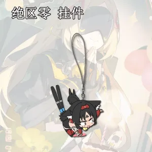 ZZZ Chibi Cat-Eared Mascot Lanyard Collection | Premium Zenless Zone Zero Rubber Phone Charm