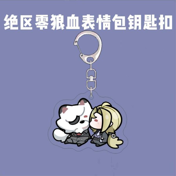 ZZZ Von Lycaon Chibi Meme Keychain Set | Premium Zenless Zone Zero Lycaon Wolf-Blood Series — image 4