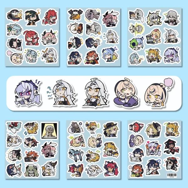 ZZZ Chibi Meme Sticker Pack | Premium Zenless Zone Zero Vinyl Decal Set — image 2