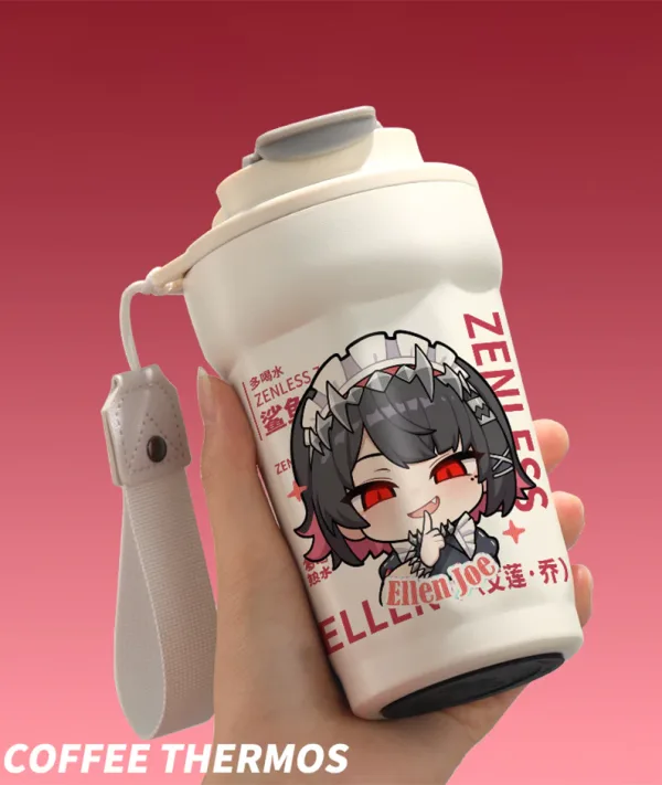 Zenless Zone Zero Ellen Joe Chibi Shark Girl Stainless Steel Insulated Tumbler Cup ZZZ — image 3