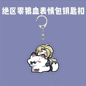 ZZZ Von Lycaon Chibi Meme Keychain Set | Premium Zenless Zone Zero Lycaon Wolf-Blood Series