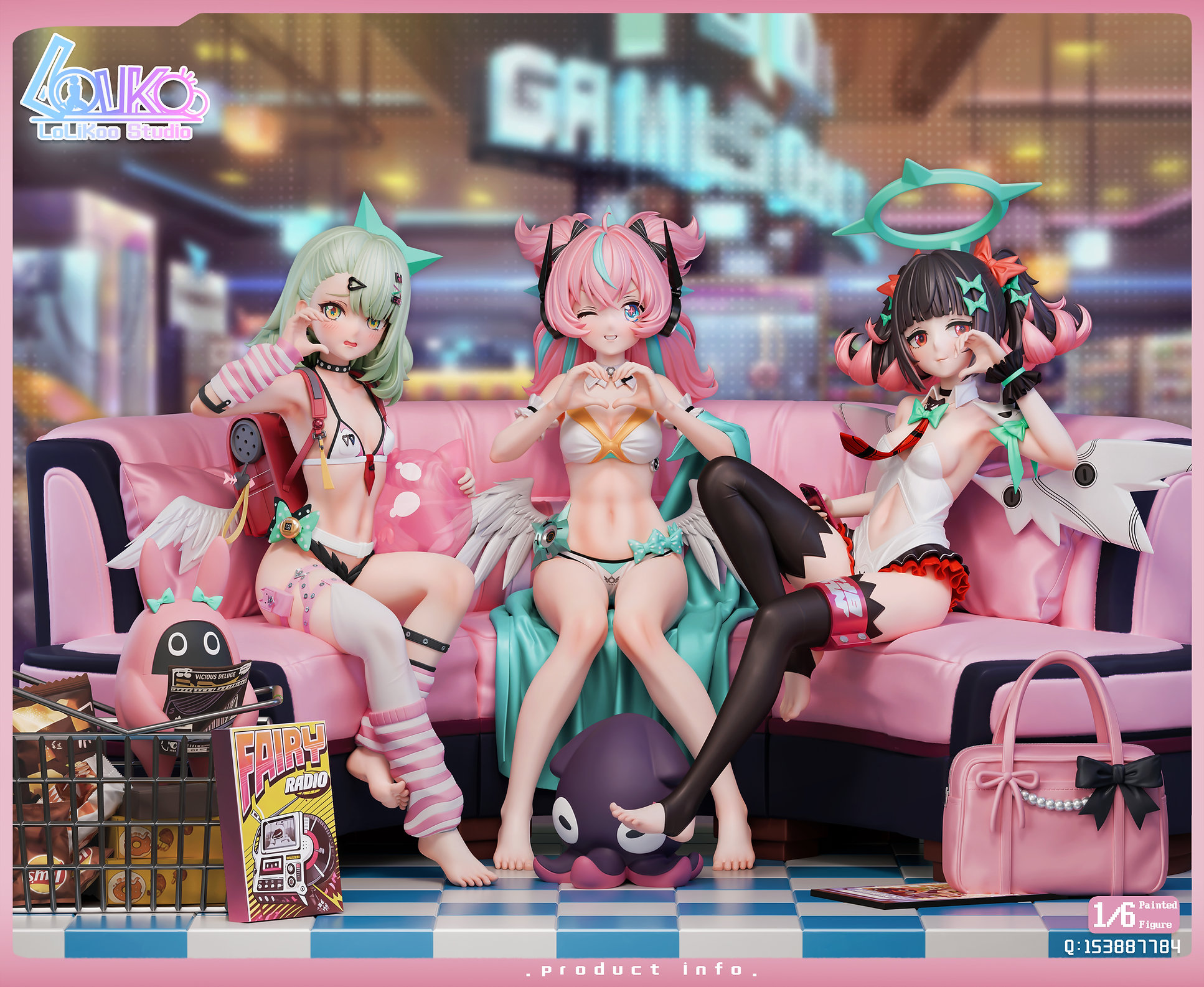 Lolikoo Studio - Zenless Zone Zero Sunna, Aria, Nangong Yu Figure | Zenlesszonezero.toys