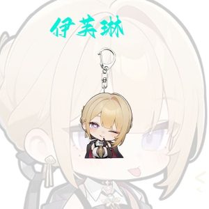 ZZZ Evelyn Cute Chibi Acrylic Keychain Collection | Premium Zenless Zone Zero Custom Character Mascot Charm