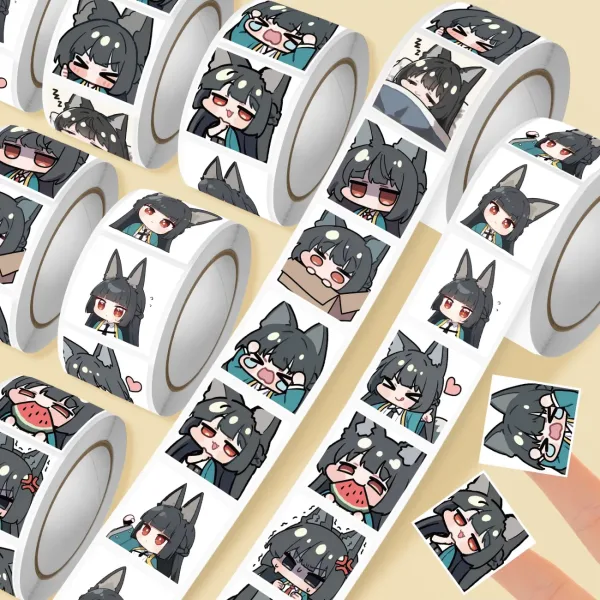 Zenless Zone Zero anime sticker set featuring colorful character artwork, high-quality waterproof decorative decals for laptops, phones, tablets, notebooks, water bottles, luggage and HoYoverse game fans.