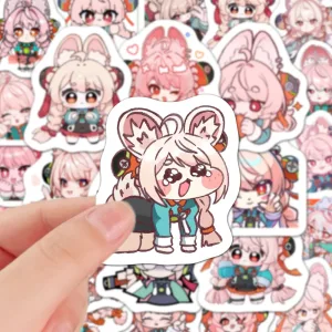 ZZZ Chibi Bunny Mascot Sticker Pack | Premium Zenless Zone Zero Vinyl Decal Collection