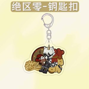 ZZZ Chibi Birthday Party Acrylic Keychain | Premium Zenless Zone Zero Mascot Collection