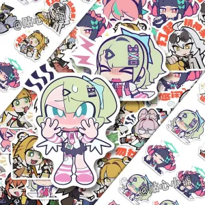 ZZZ Virtual Idol & Faction Chibi Sticker Pack | Premium Zenless Zone Zero Vinyl Decal Collection