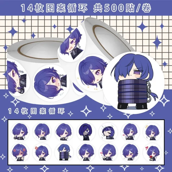 ZZZ Promeia Premium Chibi Roll Stickers | Cute Zenless Zone Zero Custom Character Emoji Decals — image 3