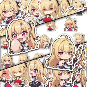ZZZ Cissia Premium Chibi Sticker Pack | Hot Zenless Zone Zero Little Snake Agent Vinyl Decals