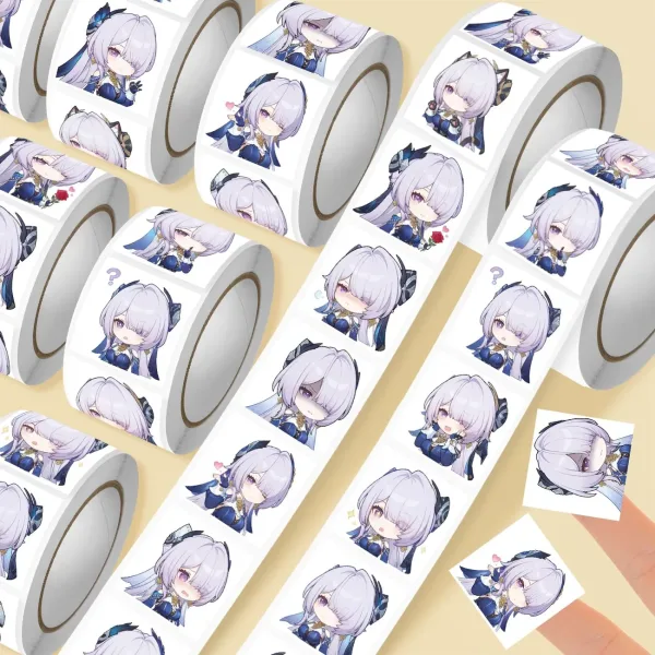 Zenless Zone Zero anime sticker set featuring colorful character artwork, high-quality waterproof decorative decals for laptops, phones, tablets, notebooks, water bottles, luggage and HoYoverse game fans.