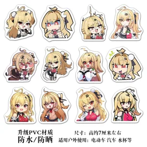 ZZZ Cissia Premium Chibi Sticker Pack | Hot Zenless Zone Zero Little Snake Agent Vinyl Decals