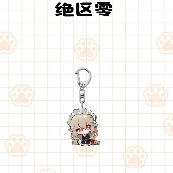 ZZZ Chibi Sitting Series Acrylic Keychain Collection | Premium Zenless Zone Zero Faction Agent Mascot Charm — image 5