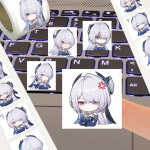 ZZZ Velina Premium Chibi Roll Stickers | Cute Zenless Zone Zero Custom Character Emoji Decals