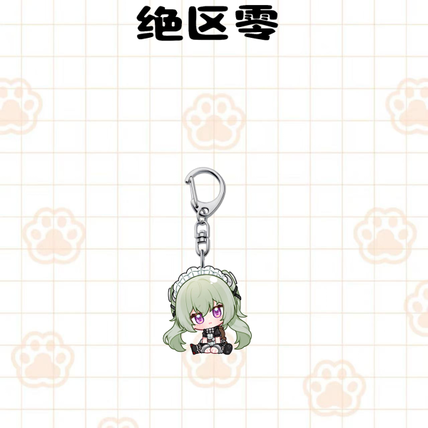 ZZZ Chibi Sitting Series Acrylic Keychain Collection | Premium Zenless Zone Zero Faction Agent Mascot Charm — image 6