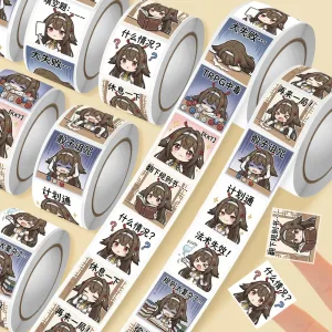 ZZZ Ye Shunguang TRPG Meme Roll Stickers | Premium Zenless Zone Zero Anime Chibi Decals