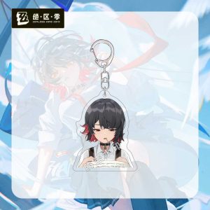 ZZZ Ellen Joe Casual Student Chibi Keychain | Premium Zenless Zone Zero Shark-Girl Avatar Charm