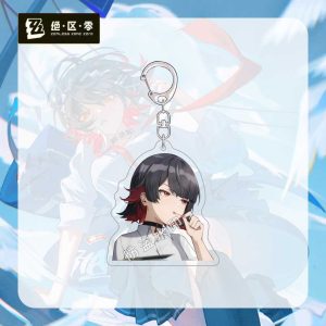 ZZZ Ellen Joe Casual Student Chibi Keychain | Premium Zenless Zone Zero Shark-Girl Avatar Charm