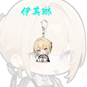 ZZZ Evelynn Cute Chibi Acrylic Keychain Pack | Premium Zenless Zone Zero Emoji Expression Charm