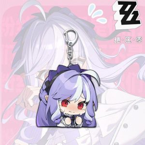 ZZZ Vivian Cute Chibi Acrylic Keychain Collection | Premium Zenless Zone Zero Elven Idol Charm