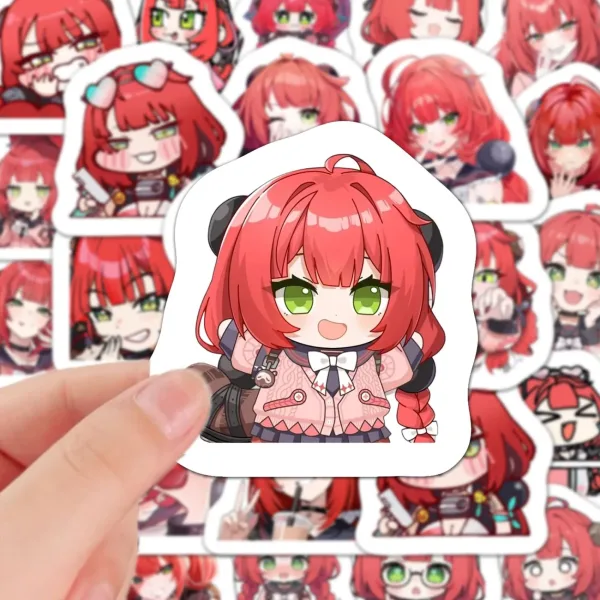 ZZZ Yuzuha Chibi Sticker Pack | Premium Zenless Zone Zero Vinyl Decal Set — image 3