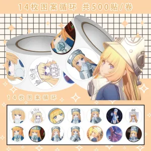 ZZZ Seed (Nom) Bulk Anime Sticker Roll | Premium Zenless Zone Zero Character Portrait Decals