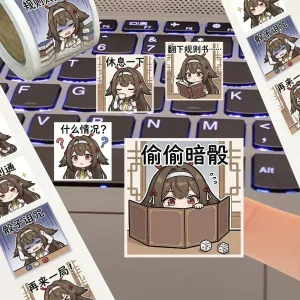ZZZ Ye Shunguang TRPG Meme Roll Stickers | Premium Zenless Zone Zero Anime Chibi Decals