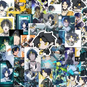 ZZZ Harumasa Asaba Premium Chibi Sticker Pack | Hot Zenless Zone Zero Section 6 Agent Vinyl Decals