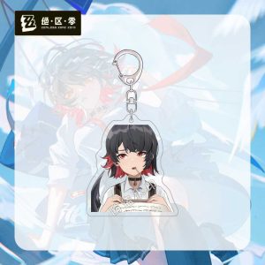 ZZZ Ellen Joe Casual Student Chibi Keychain | Premium Zenless Zone Zero Shark-Girl Avatar Charm