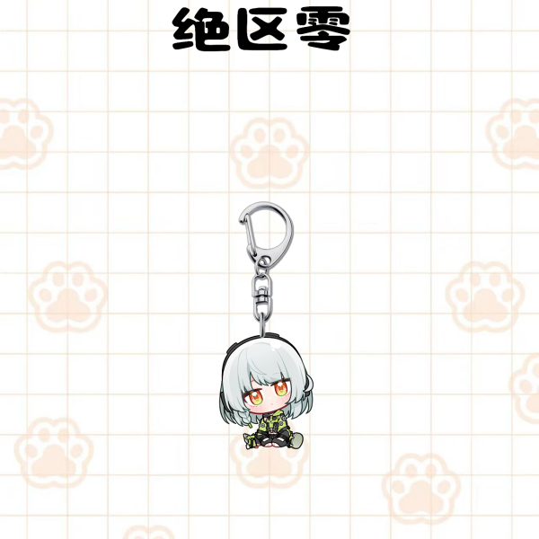 ZZZ Chibi Sitting Series Acrylic Keychain Collection | Premium Zenless Zone Zero Faction Agent Mascot Charm — image 4