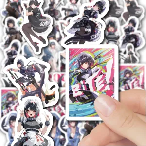 ZZZ Ellen Joe 60-Piece Premium Sticker Pack Hot Zenless Zone Zero Shark Maid Vinyl Decals
